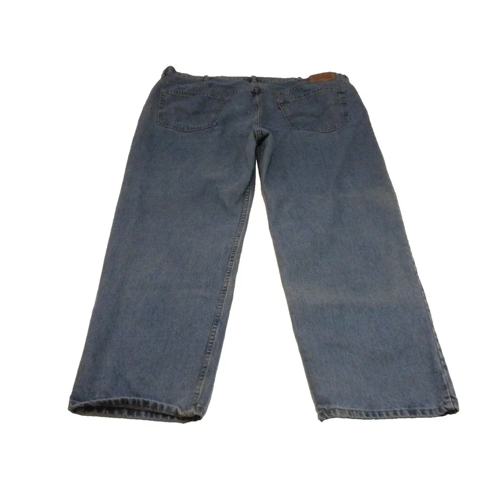 Levi's 550 Jeans Mens 46x32‎ Blue Denim Relaxed Fit Light Wash Straight